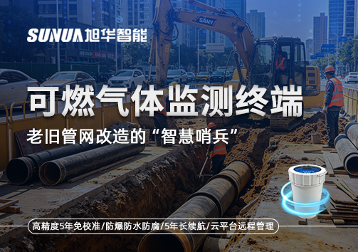 老旧管网改造的“智慧哨兵”：可燃气体监测终端如何重塑地下安全防线